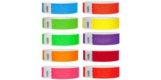 3/4 Tyvek Brazaletes Colores Sólidos