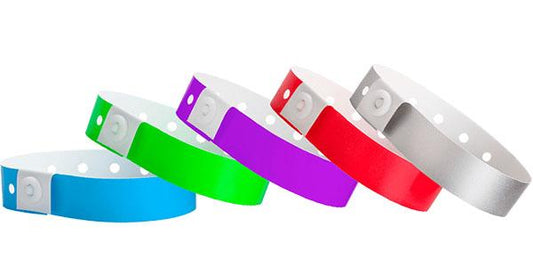 Solid Colored Plastic Wristbands